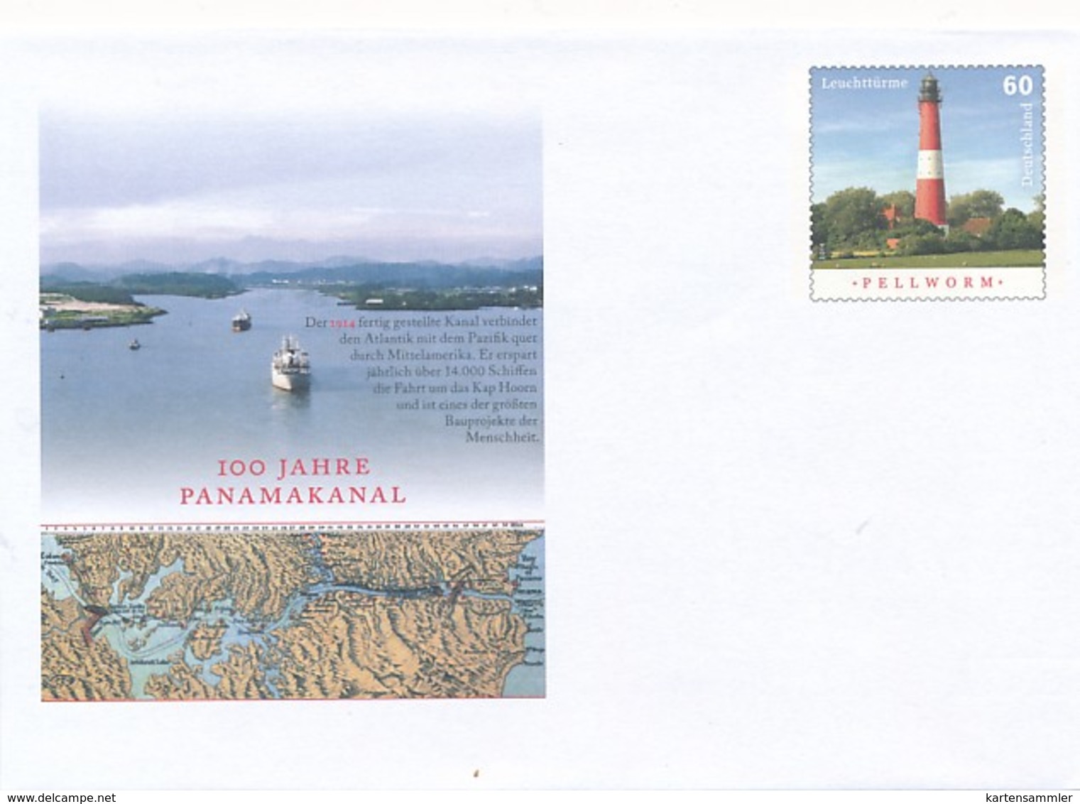 GERMANY Mi. Nr. USo 333 - 100 Jahre Panamakanal - Leuchtturm - Siehe Scan - Lighthouses