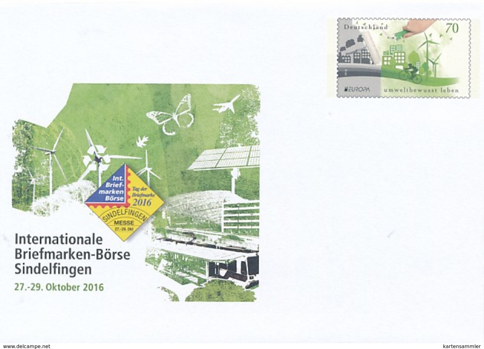 GERMANY Mi. Nr. USo ? - Intern. Briefmarken-Börse Sindelfingen 2016 - Europa - Siehe Scan - Covers - Mint