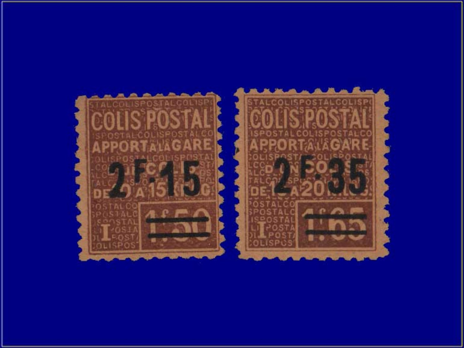 FRANCE Colis Postaux * - 89/90: 1.15/1.50 Et 2.35/1.65 Brun - Cote: 150 - Neufs