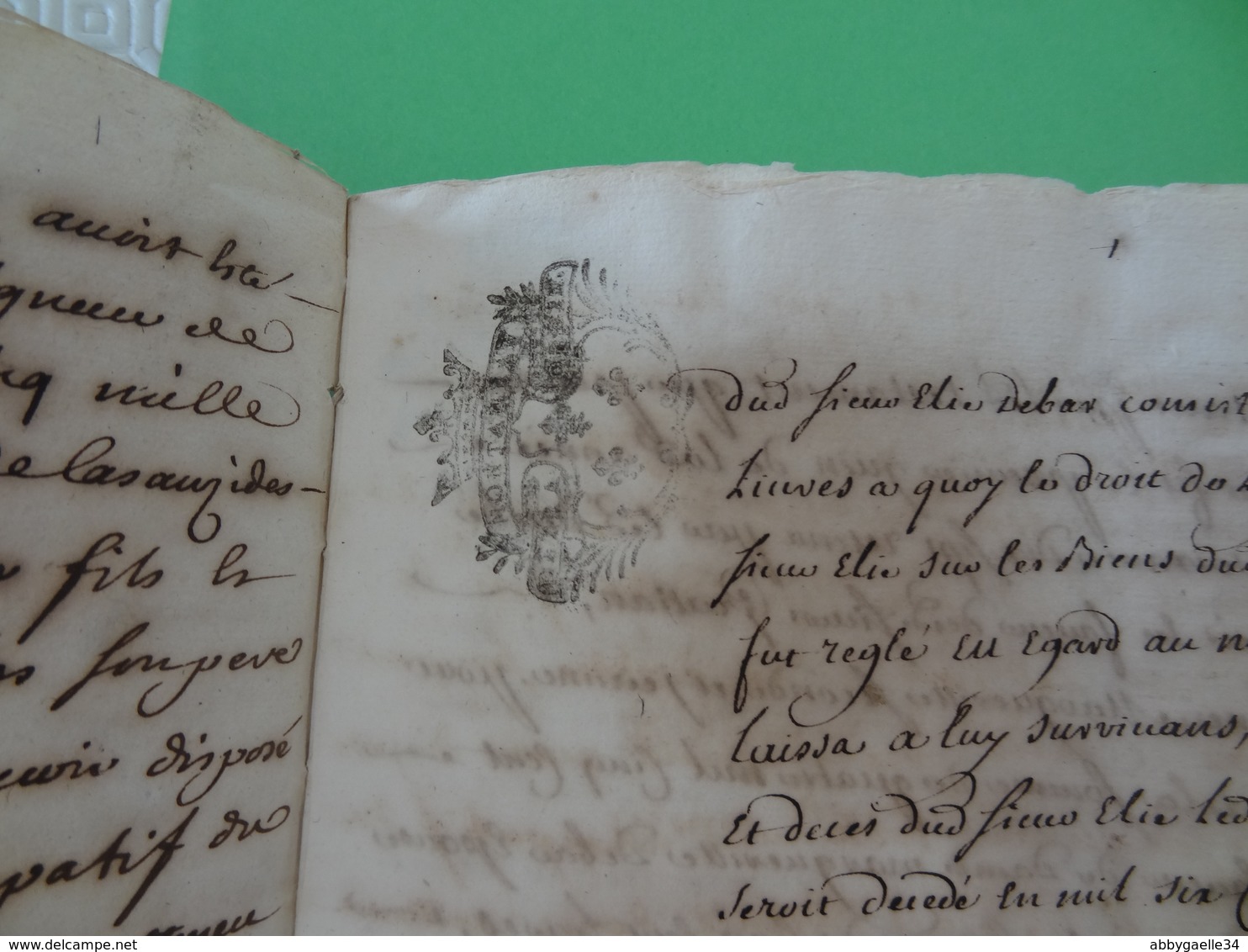 9 Mars 1702 Généralité De Montauban (Tarn-et-Garonne) Important Manuscrit De 7x 2 Sols Soit 14 Sols. - Cachets Généralité