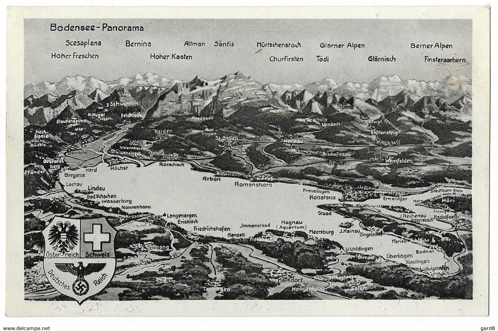 Bodensee Panorama  - époque Du NSDAP - Autres & Non Classés