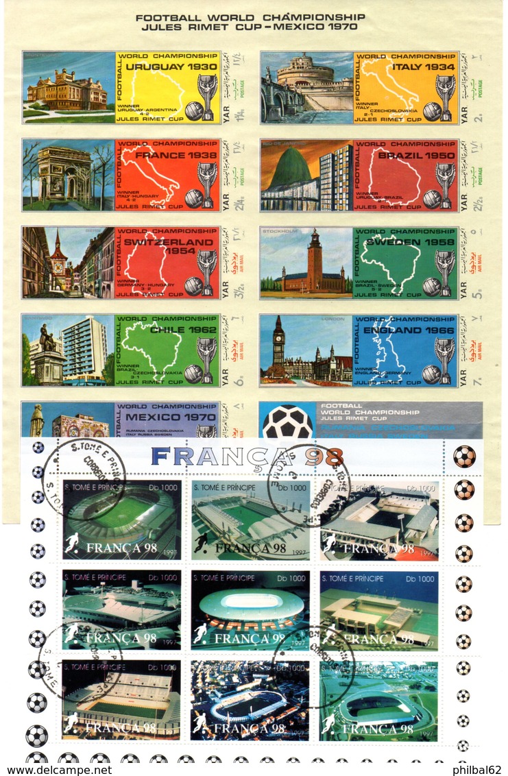 Lot De Timbres Thème Football. - Other & Unclassified