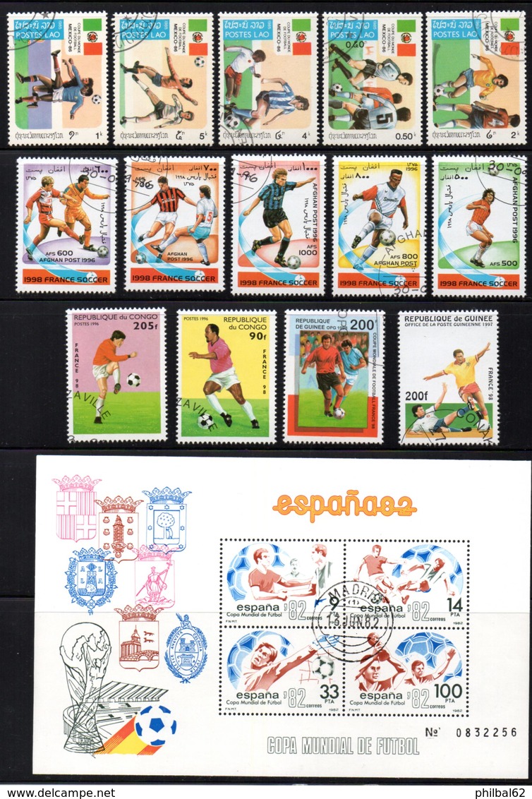 Lot De Timbres Thème Football. - Other & Unclassified