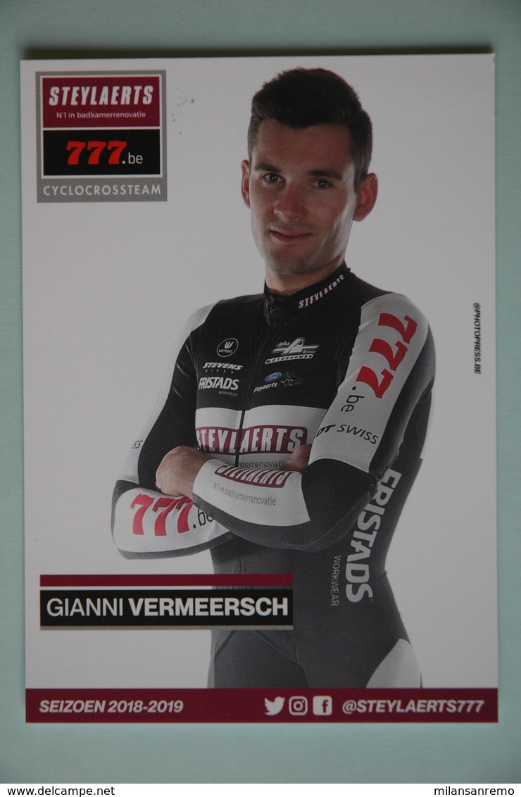 CYCLISME:GIANNI VERMEERSCH - Cyclisme