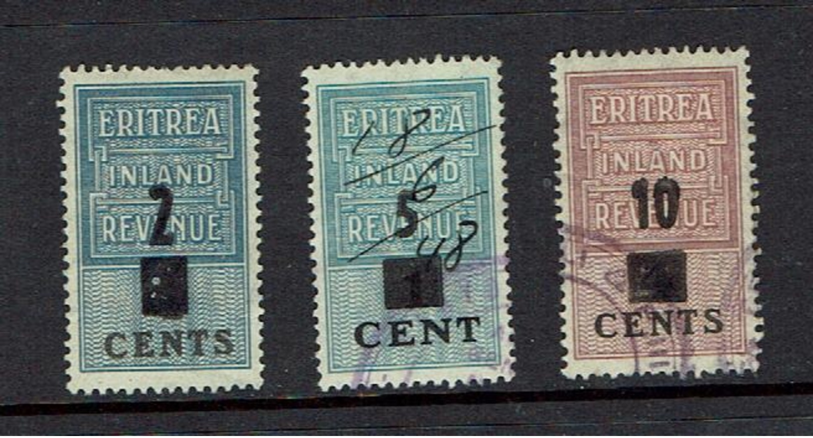 ERITREA...early Revenues...scarce - Erythrée