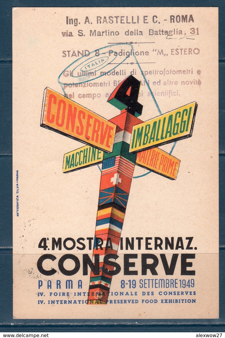 4° Mostra Internazionale Conserve 1949 Viaggiata - Manifestations