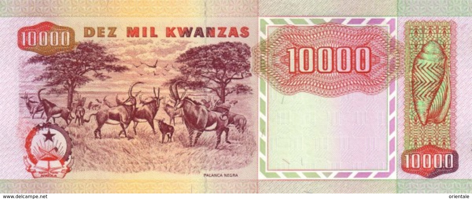 ANGOLA P. 131a 10000 K 1991 UNC - Angola