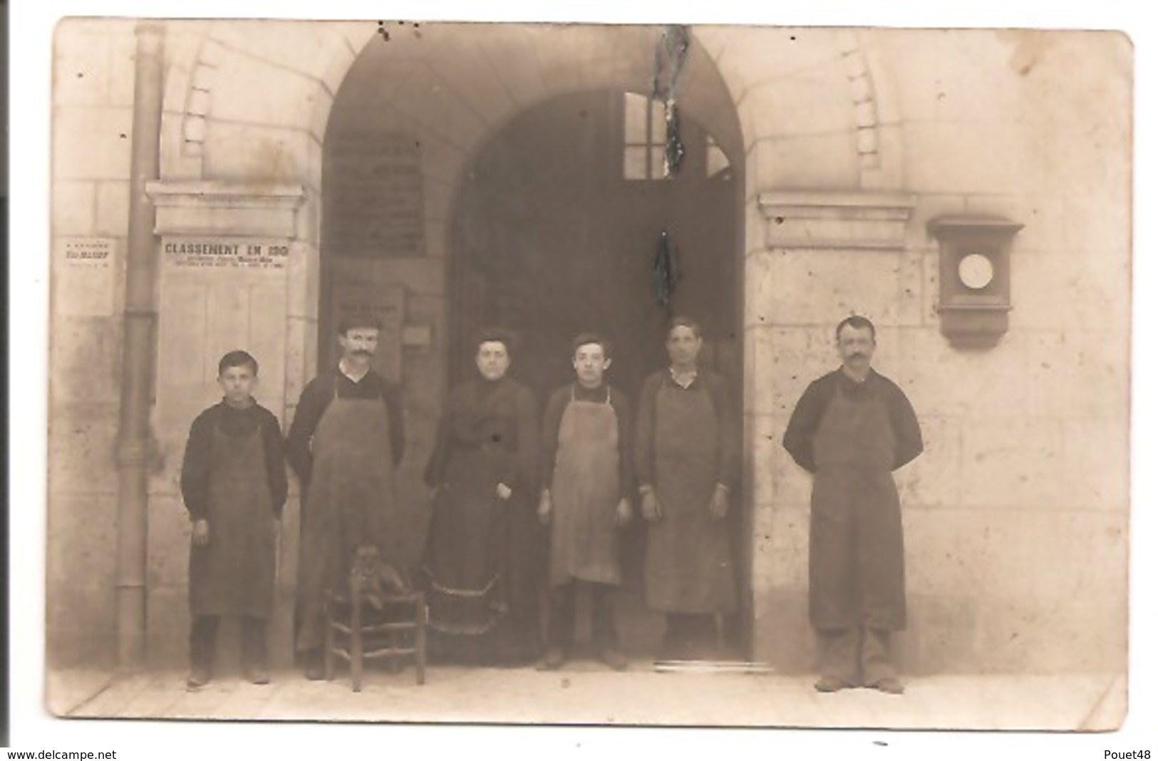 41 - MONTRICHARD - Carte Photo Du Personnels De La Mairie. - Montrichard