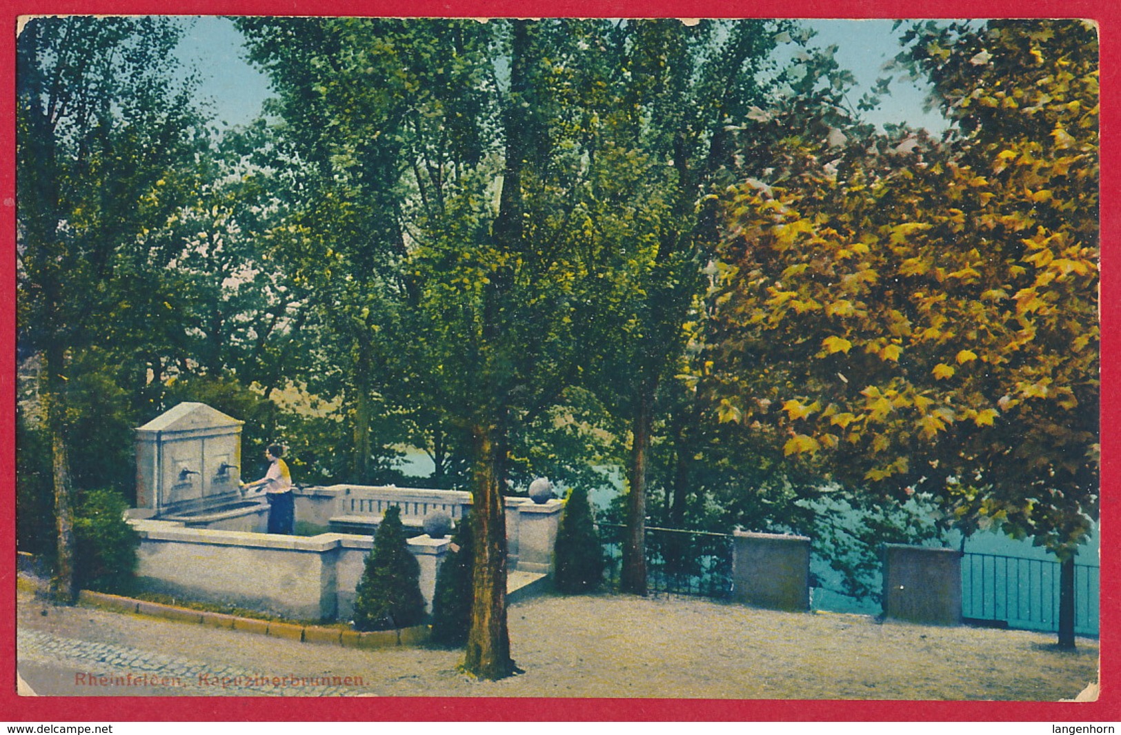 AK Rheinfelden 'Kapuzinerbrunnen' ~ Um 1915 - Rheinfelden