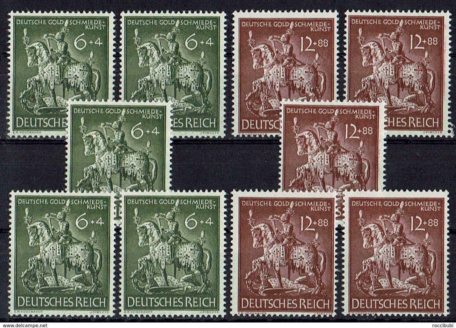 DR 1943 // Mi. 860/861 ** 5x - Ungebraucht