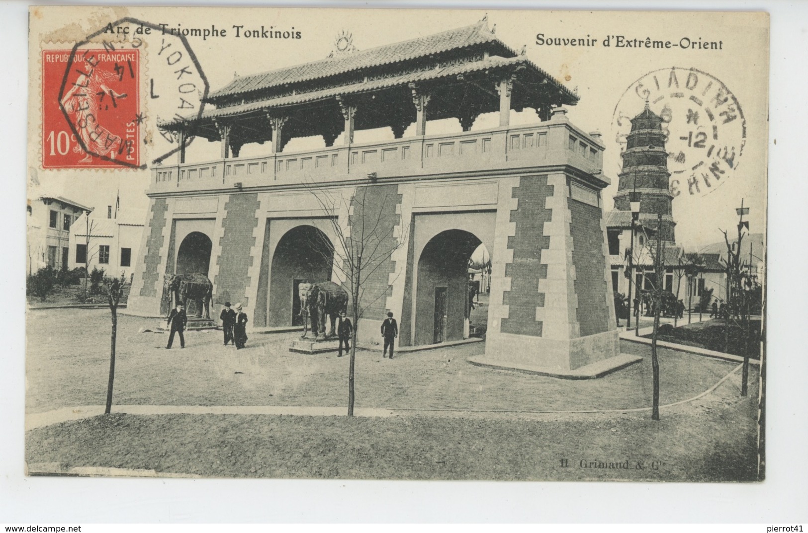 ASIE - VIET NAM - TONKIN - Arc De Triomphe Tonkinois à L'EXPOSITION COLONIALE DE MARSEILLE - Viêt-Nam