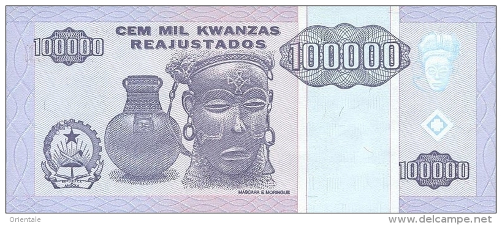 ANGOLA P. 139 100000 K 1995 UNC - Angola