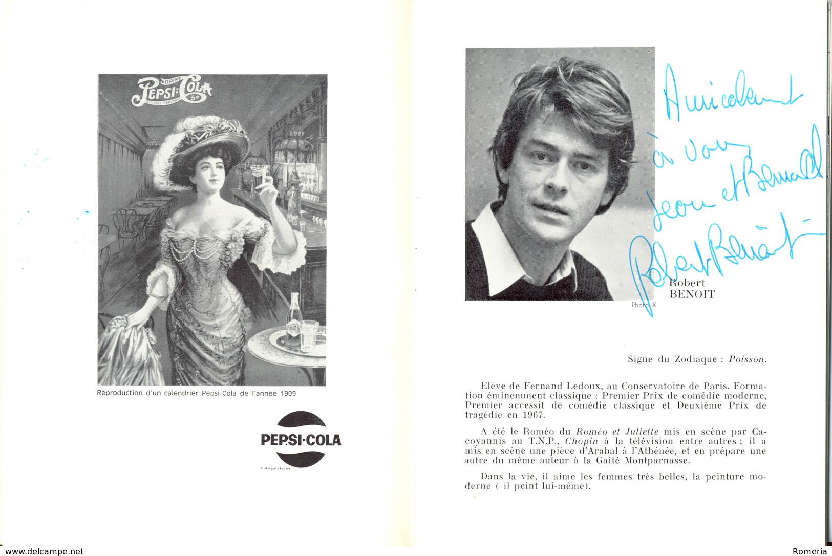 Octobre 1969 - Programme Théâtre Edouard VII - "Les Garçons de la Bande" - Représentation du 4 octobre 1969 -