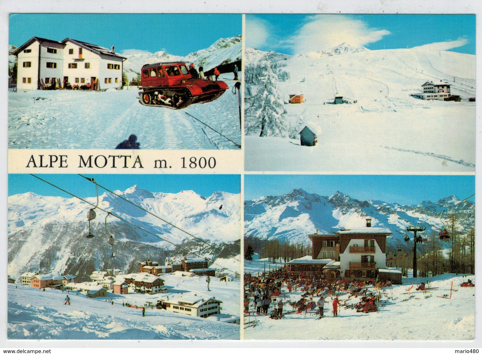 VALLESPLUGA    ALPE  MOTTA  (SO)    VEDUTE              (VIAGGIATA) - Altri & Non Classificati