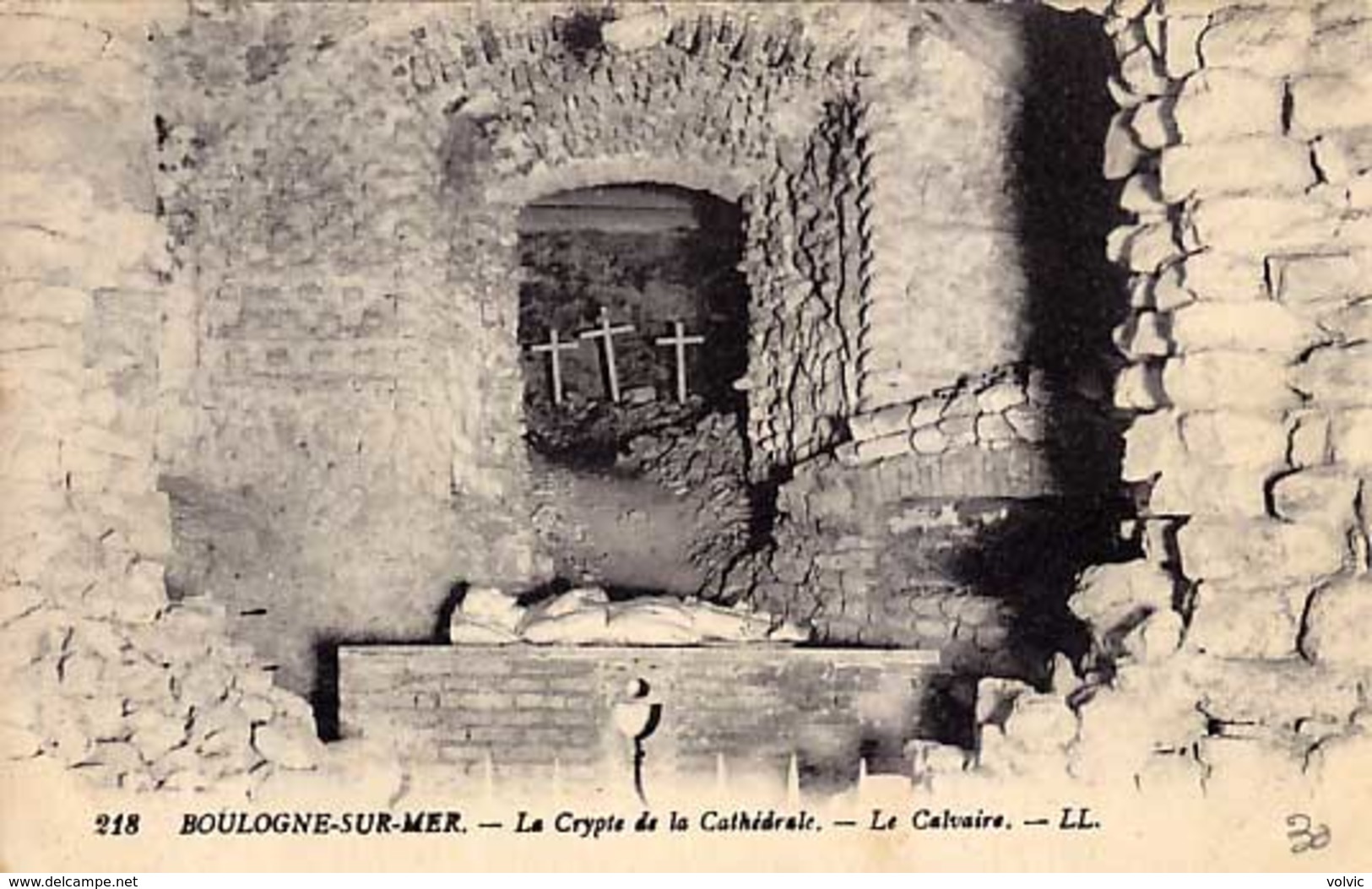 62 - BOULOGNE-sur-MER - La Crypte De La Cathédrale - Le Calvaire  - - Boulogne Sur Mer