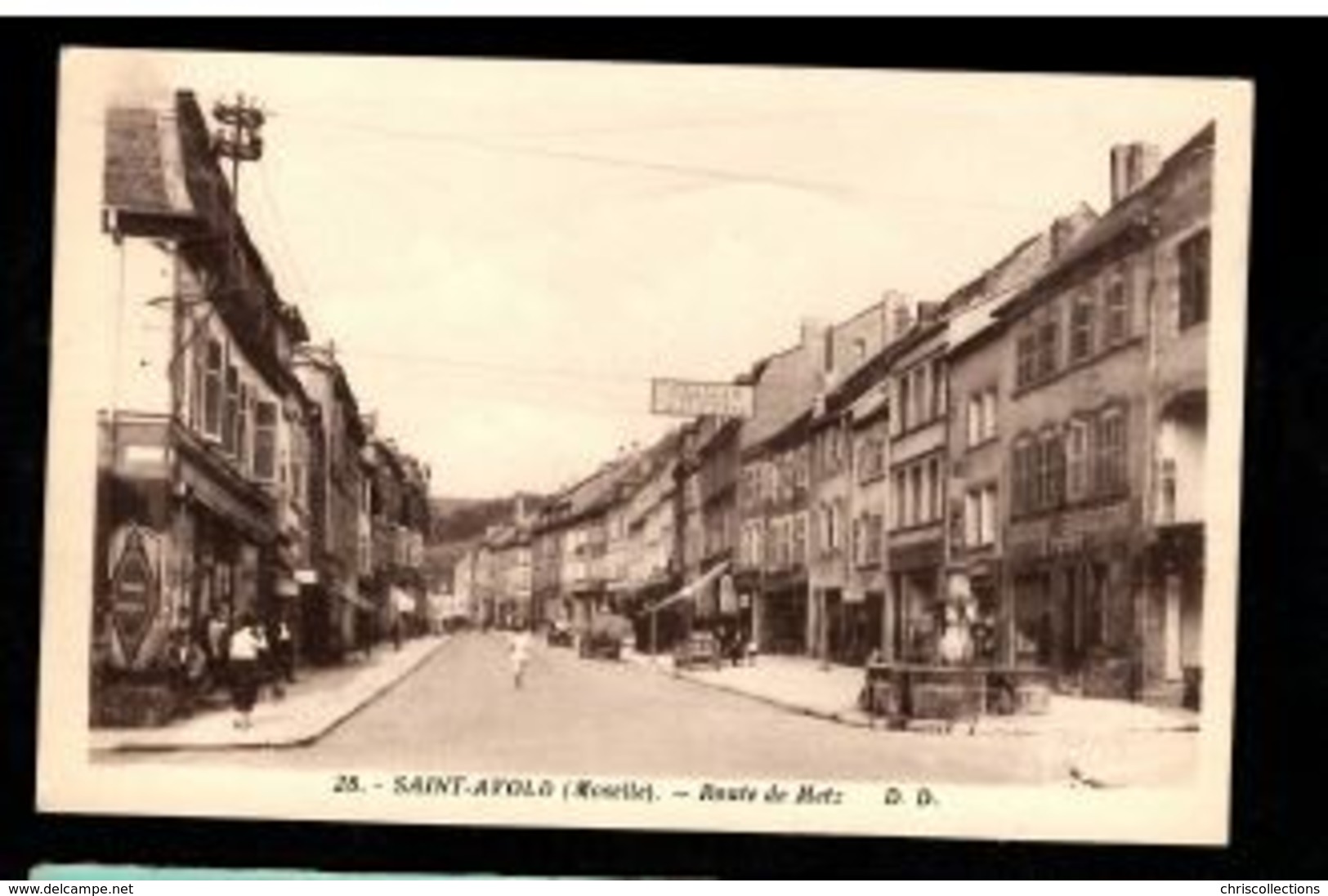 57 - SAINT AVOLD (Moselle) - Route De Metz - Boucherie Charcuterie Bernard Petry -  Phototypie - Saint-Avold