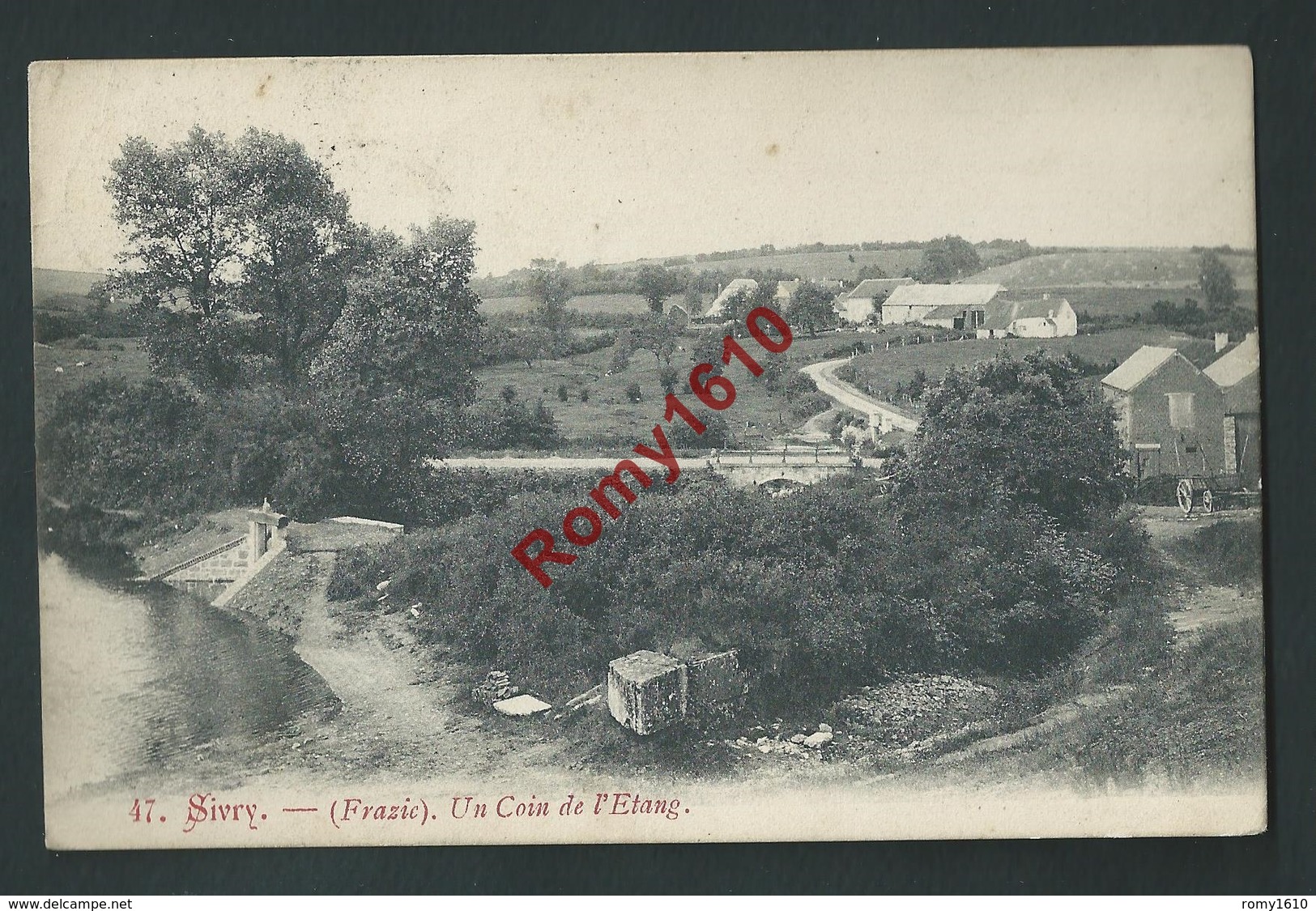 SIVRY- RANCE. (Franzic) Un Coin De L'Etang. Scan Recto/verso - Sivry-Rance