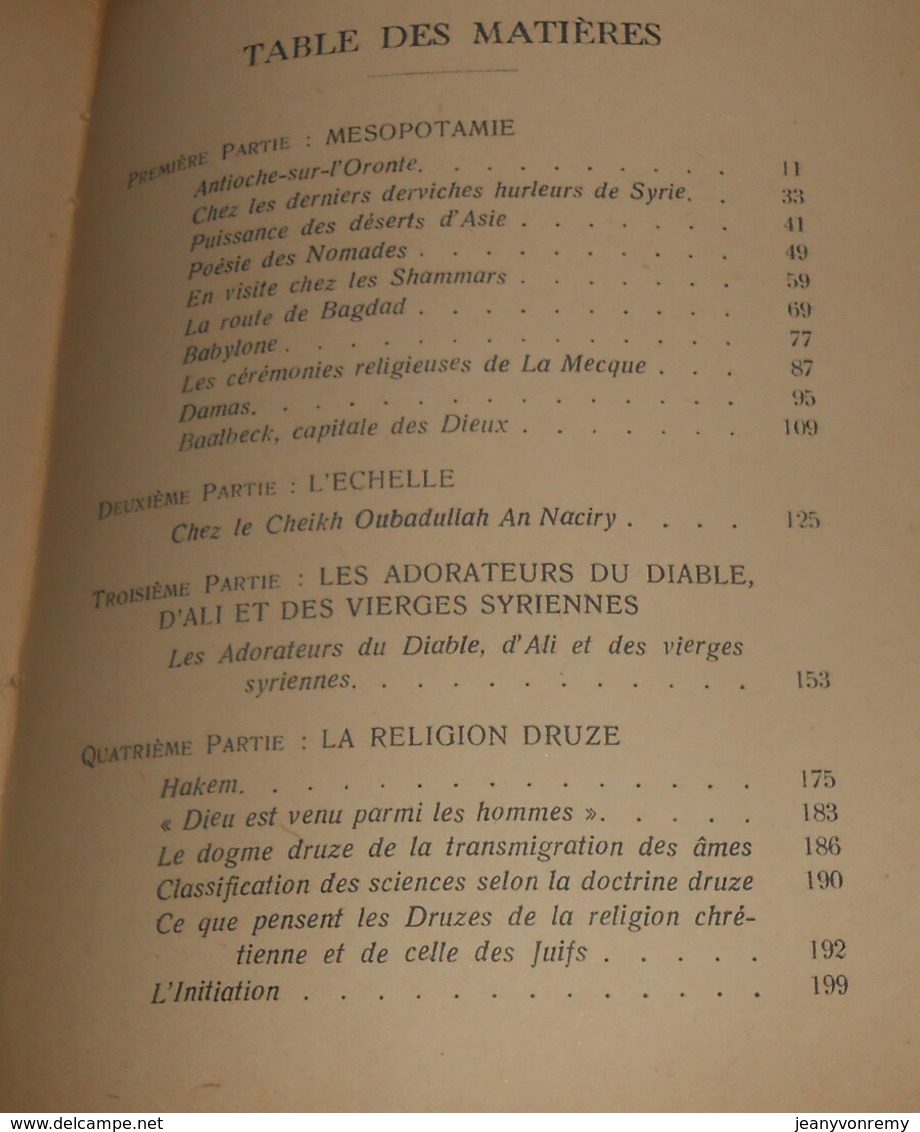 Terres Et Dieux De Syrie. Albert Champdor. 1936. - Histoire