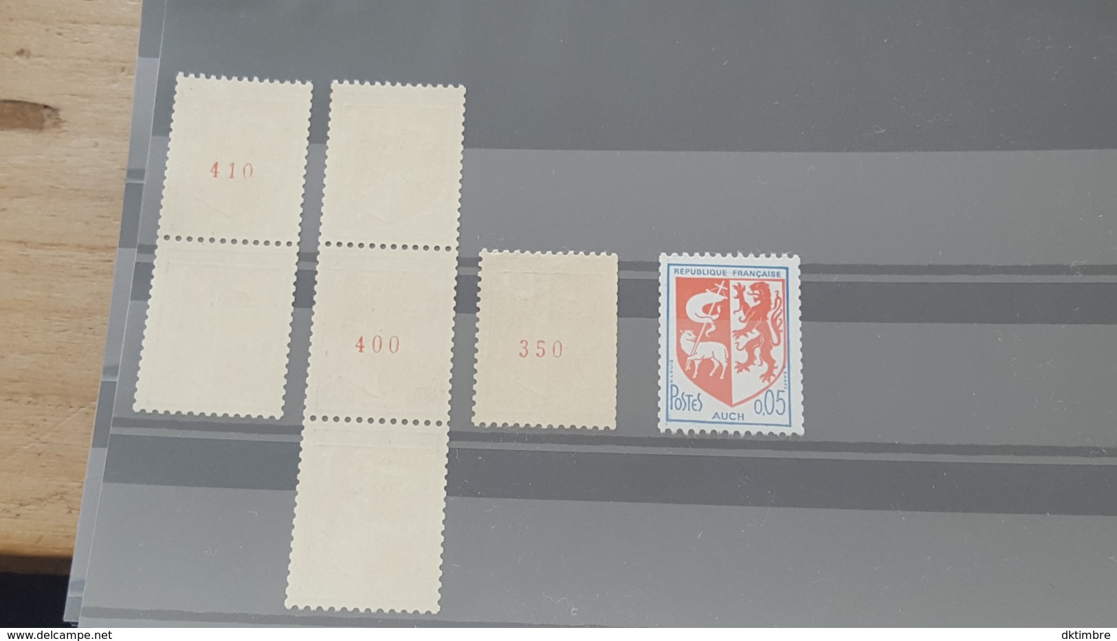 LOT 441117 TIMBRE DE FRANCE NEUF** LUXE NUMERO ROUGE - Collections