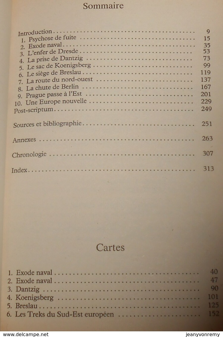 La Grande Débacle. 1944-1945. Jacques De Launay. 1987. - Histoire