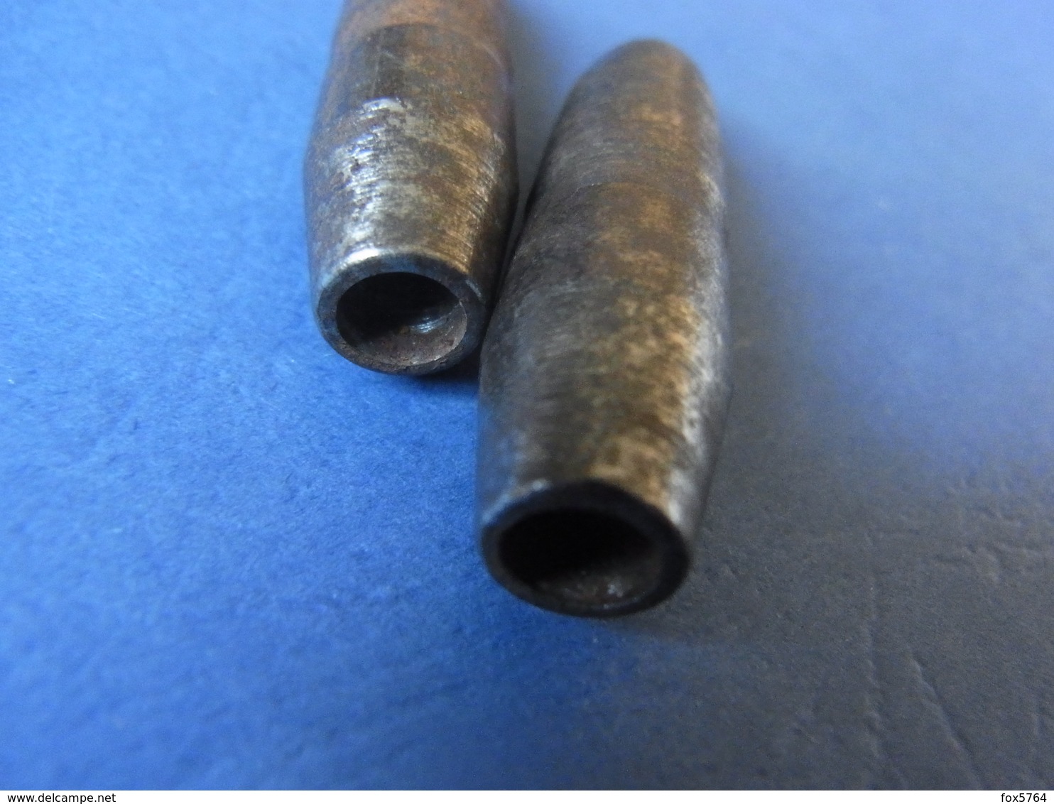 LOT 2 NOYAUX ACIER POUR BALLE PERFORANTE CALIBRE 50 / MITRAILLEUSE 12,7 MM / ORIGINAUX - Armes Neutralisées