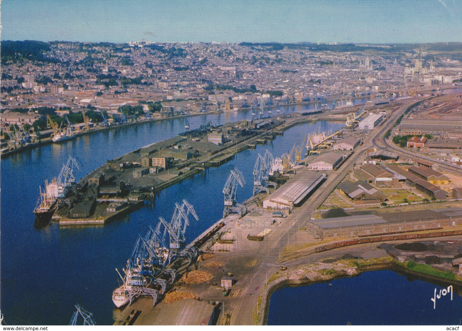 Le Port De Rouen (76), Vu Du Ciel  - - Rouen