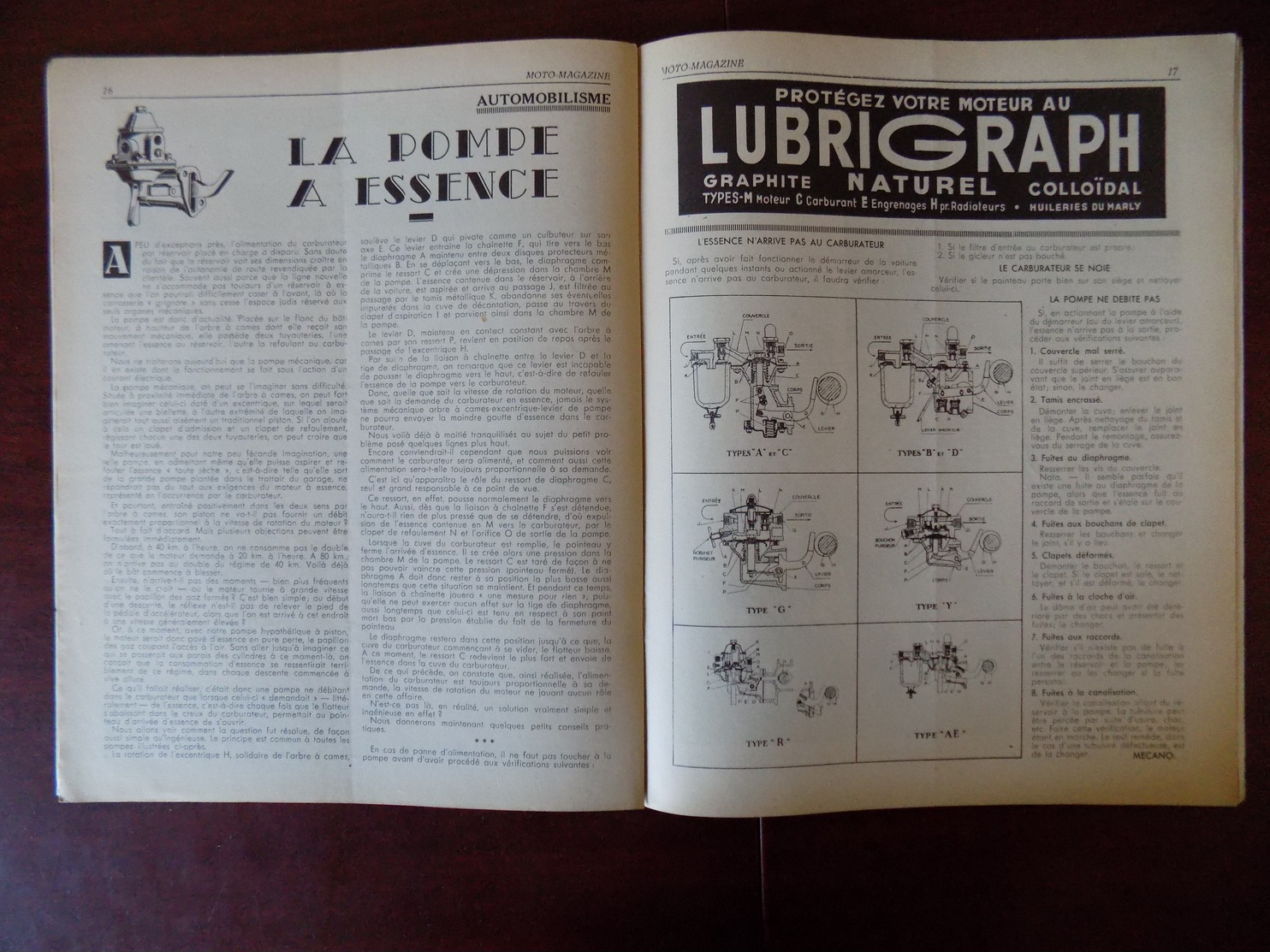 Moto Magazine N° 16 Courses Aux Etats-Unis - La Fourche Saroléa - Moto-cross De Chaudfontaine ... - 1900 - 1949