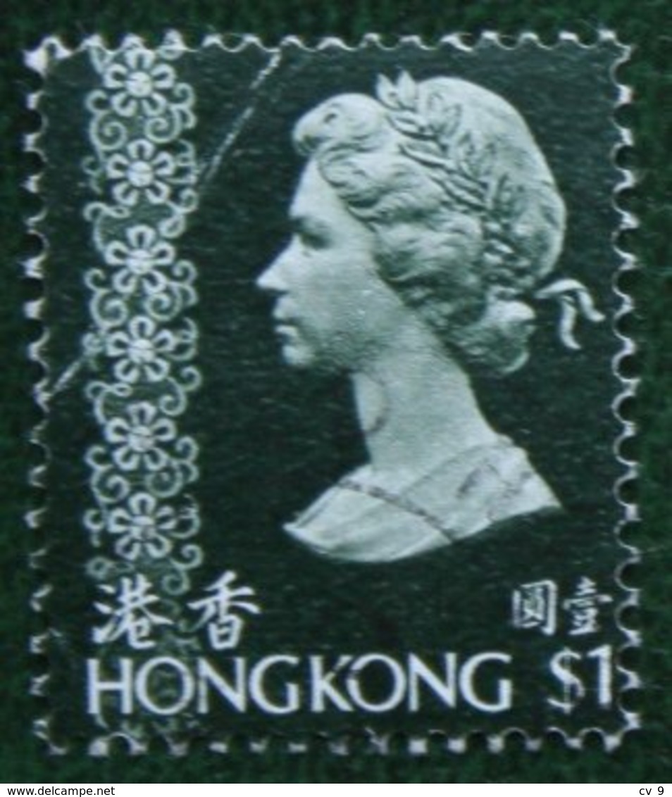 $1 Queen Elizabeth II Definitive 1975  Mi 303 YT 311 Used Gebruikt Oblitere HONG KONG - Gebraucht