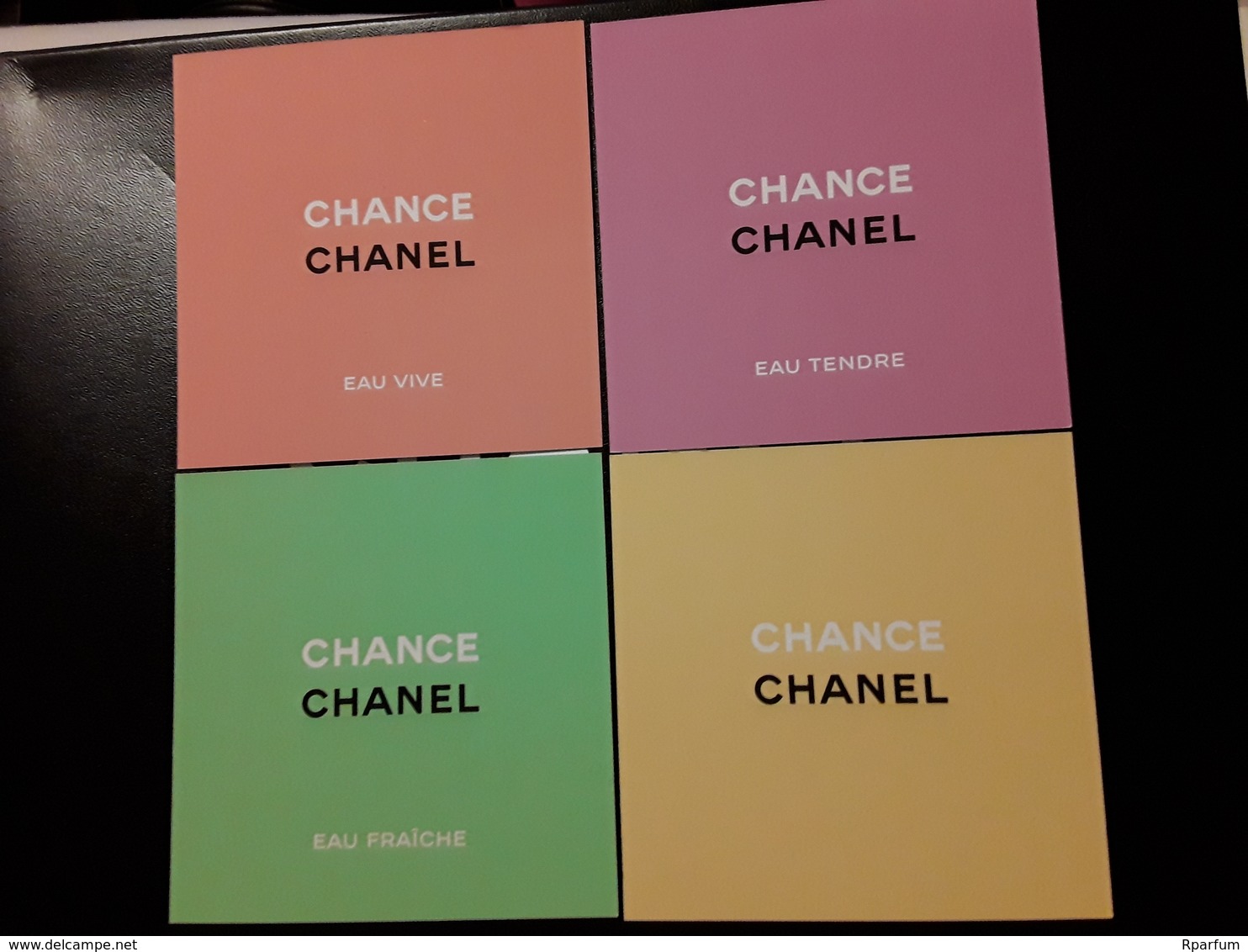 CHANEL ~~~  " Chance  "  4 Cartes Différentes ! - Modern (from 1961)