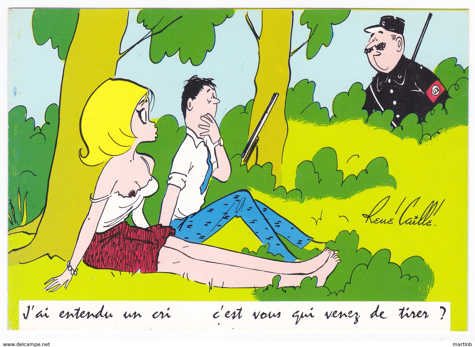 Illustrateur René CAILLE  Humour  CHASSE - Autres & Non Classés