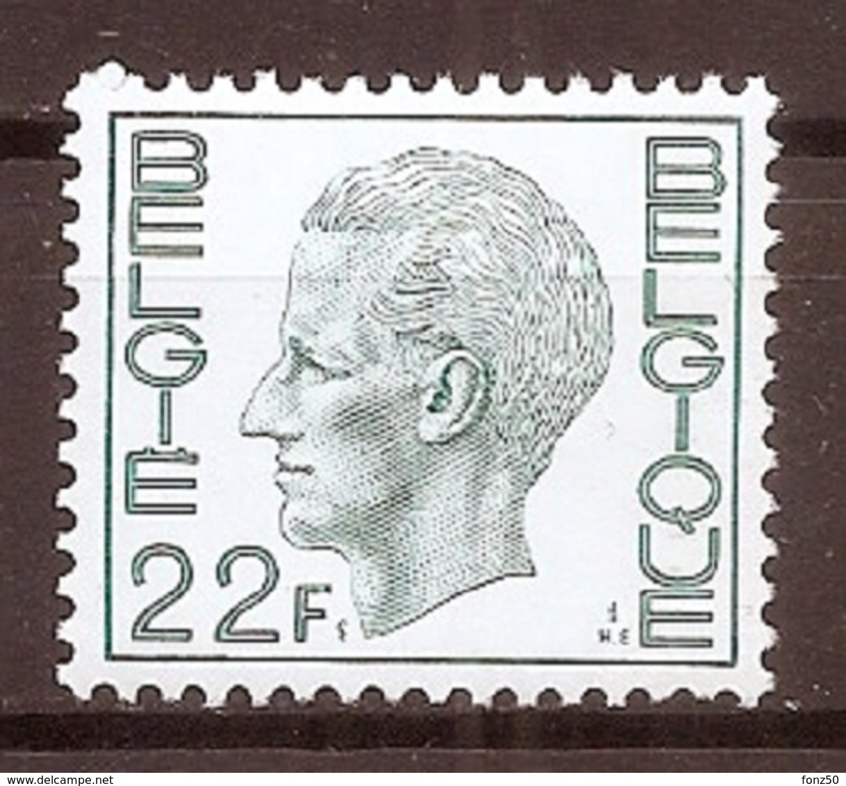 BELGIE * Nr 1945 * Postfris Xx * HELDER WIT PAPIER - 1970-1980 Elström