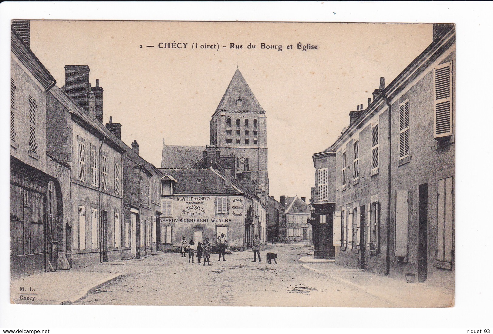 2 - CHECY - Rue Du Bourg Et Eglise - Andere & Zonder Classificatie