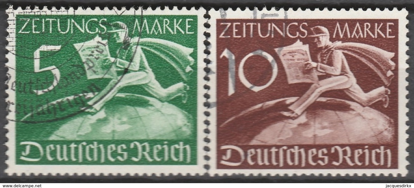 Deutsches Reich    .    Michel    .     738/739          .       O        .      Gebraucht - Oblitérés