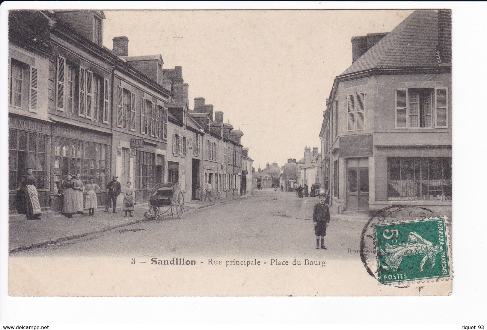 3 - Sandillon - Rue Principale - Place Du Bourg - Autres & Non Classés