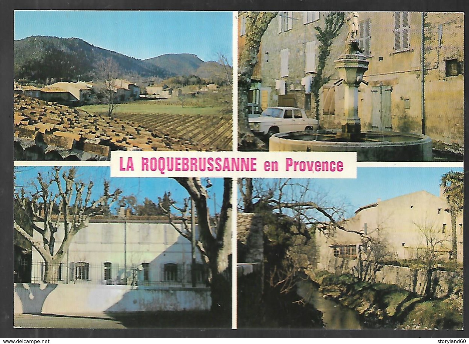 Cpm 8319687 La Roquebrussanne En Provence 4 Vues Sur Carte - La Roquebrussanne