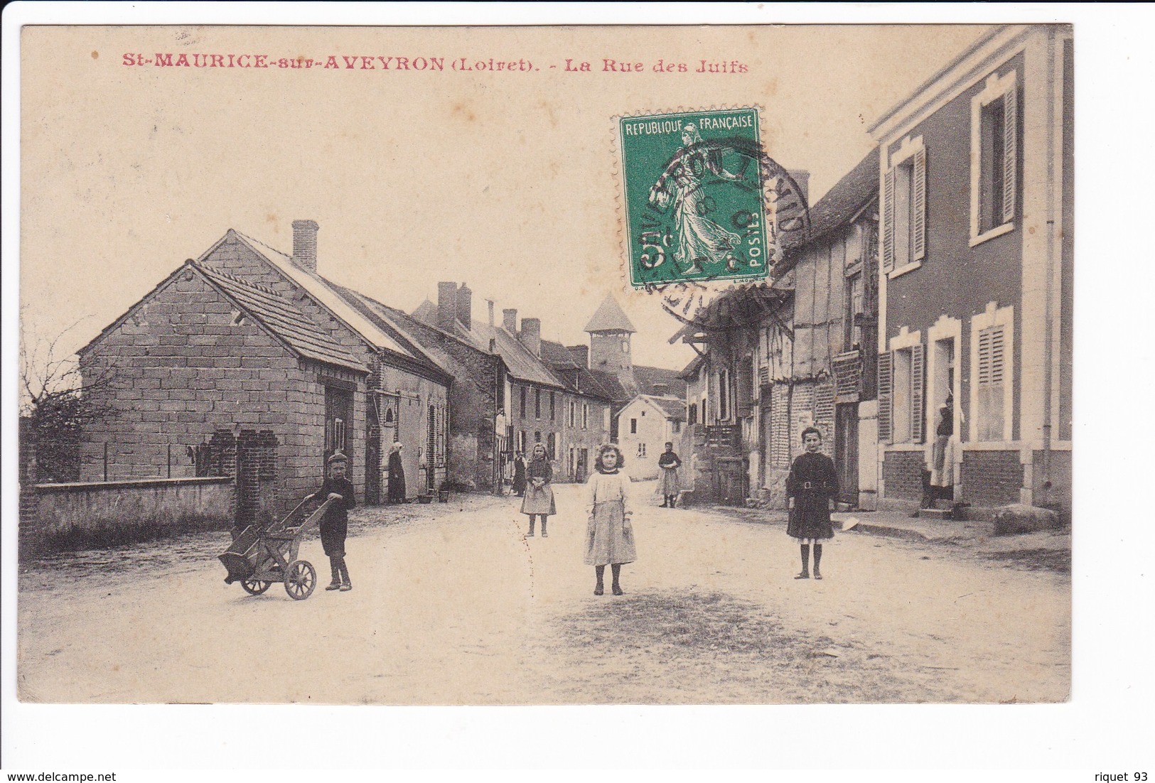 St-MAURICE-sur-AVEYRON - La Rue Des Juifs - Otros & Sin Clasificación