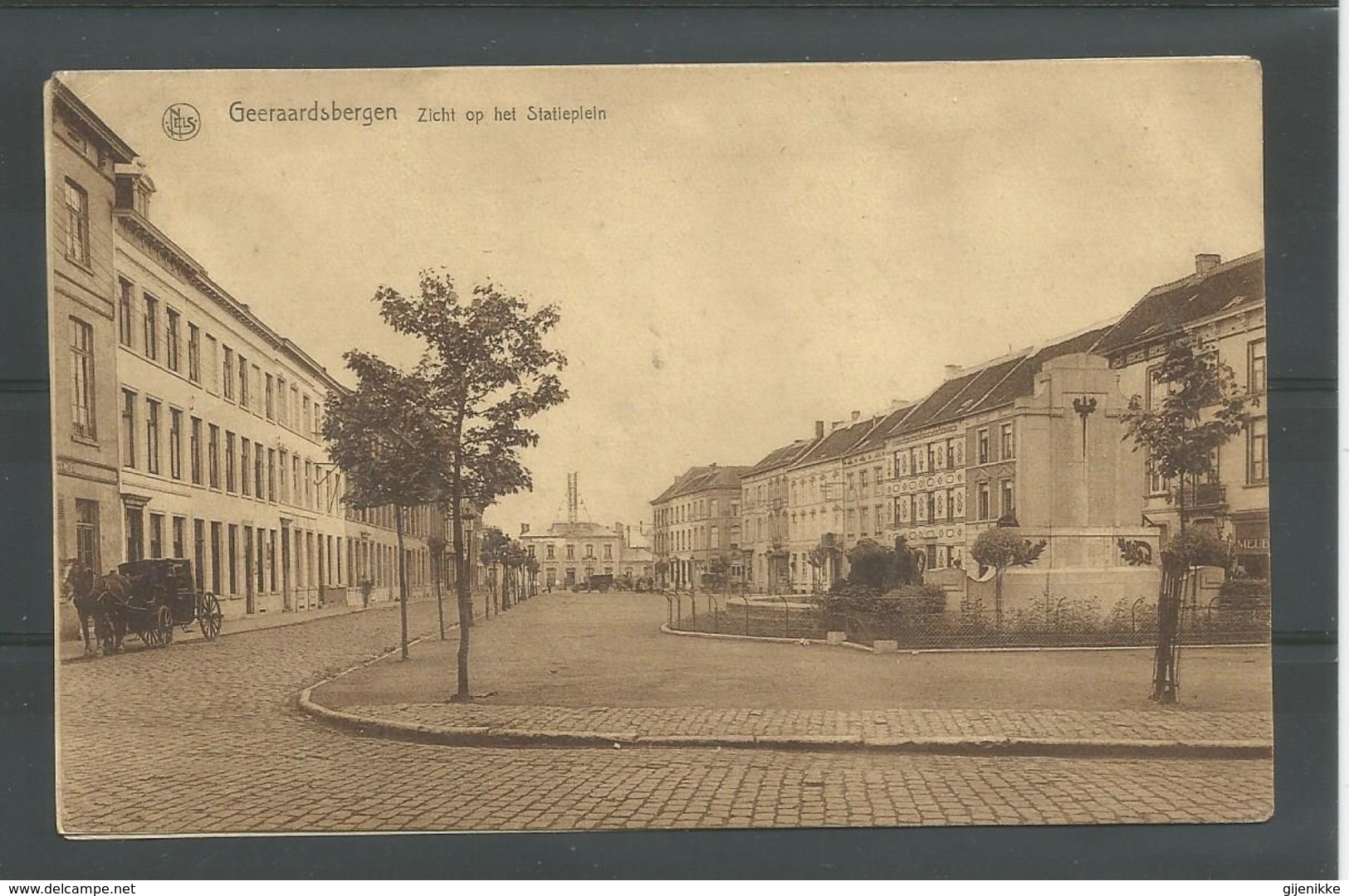 Oudt Postkaart  - Geeraardsbergen - Zicht Op Het Statieplein - Geraardsbergen