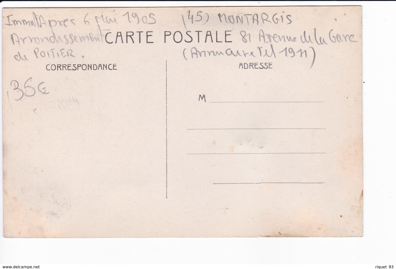 (MONTARGIS) Auto Garage-Location D'Automobile (très Beau Plan) - Other & Unclassified