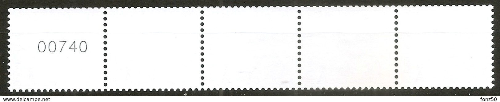 BELGIE * Nr R 102 Strook Met NR (2933) ROLZEGEL * Postfris Xx * - Rouleaux