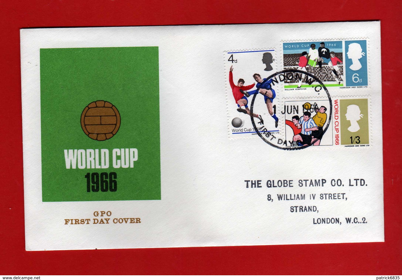 Great Britain FDC: 1966 - WORLD CUP.   Vedi Descrizione. - 1952-1971 Pre-Decimal Issues