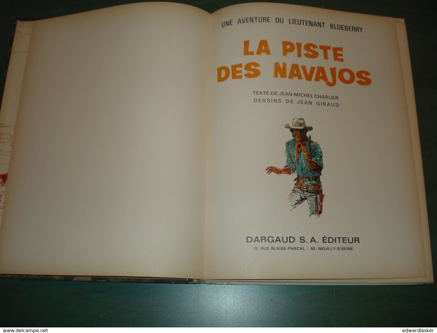 BLUEBERRY 5 : La piste des Navajos - Charlier Giraud - EO 1969 - ABE