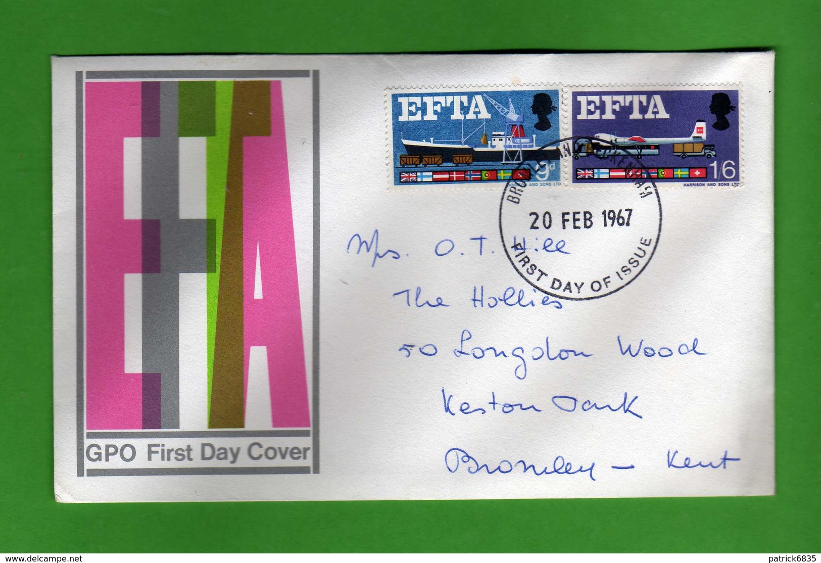 Great Britain FDC: 1967 - EFTA.   Vedi Descrizione. - 1952-1971 Pre-Decimal Issues