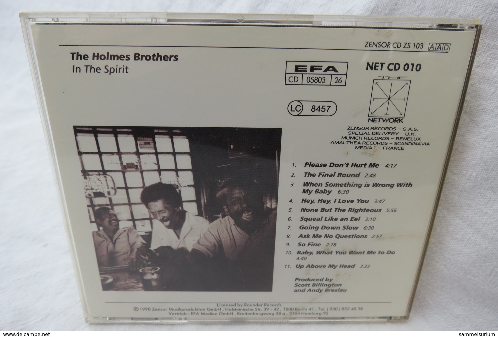 CD "The Holmes Brothers" In The Spirit - Soul - R&B