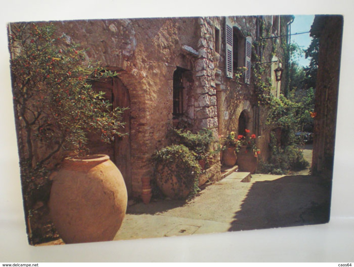 1986 Storia Postale Francia Targhetta St Paul Arts Tourismo Su Cartolina - Storia Postale