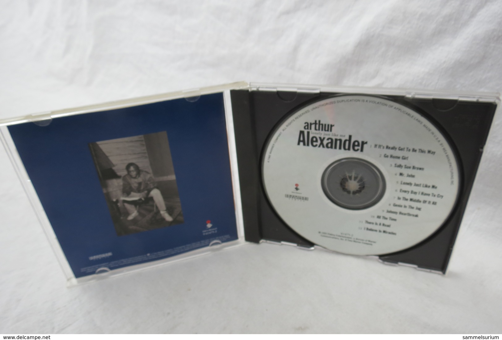 CD "Arthur Alexander" Lonely Just Like Me - Soul - R&B