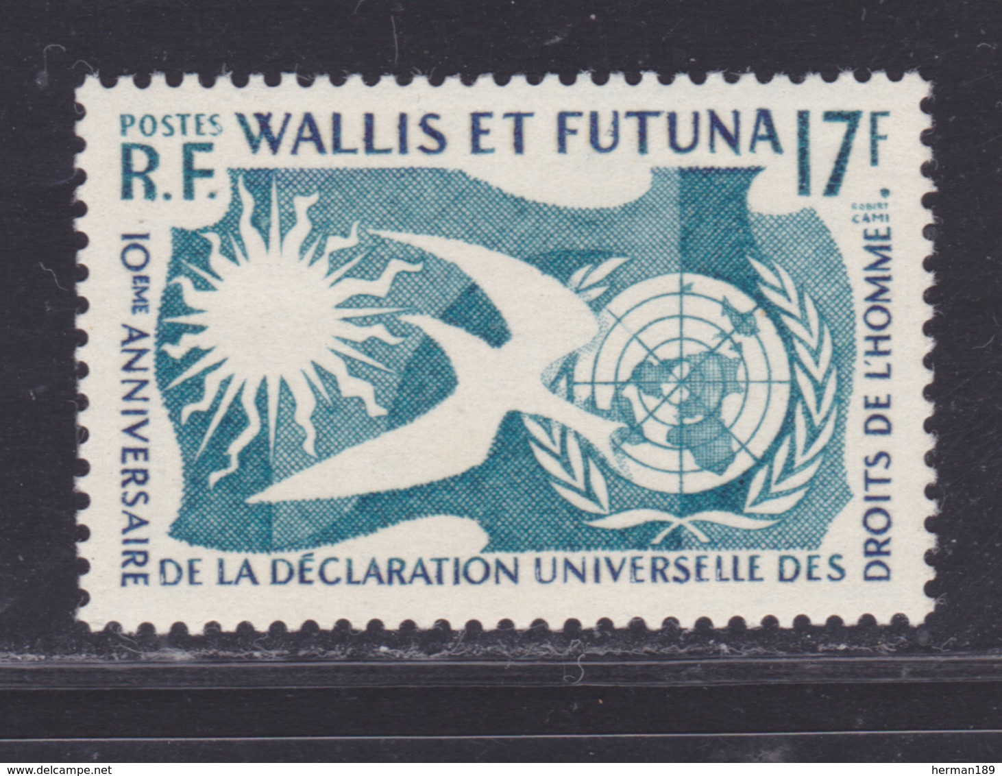 WALLIS ET FUTUNA N°  160 ** MNH Neuf Sans Charnière, TB (D8553) Droits De L'homme - 1962-63 - Neufs