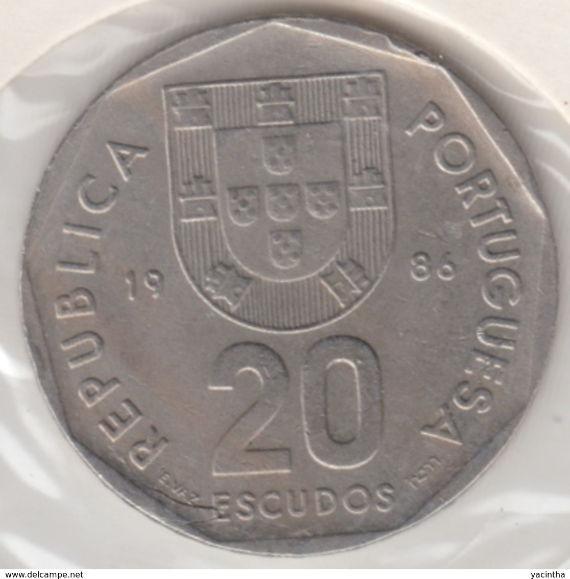 @Y@    Portugal  20 Escudos   1986    (4665) - Portugal