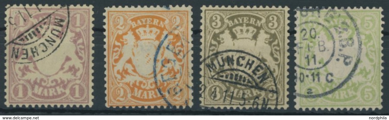 BAYERN 71-74 O, 1911, Postscheckpapier, Prachtsatz, Mi. 90.- - Sonstige & Ohne Zuordnung