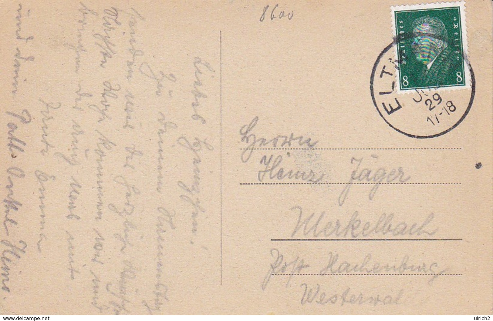 AK Bamberg - Krankenhaus Mit Michelsberg - Stempel Eltmann 1929 (39553) - Bamberg