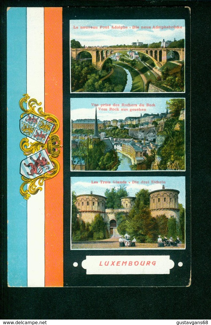 AK Luxembourg, Wappen- AK, Mehrbild, Ungelaufen - Luxemburgo - Ciudad